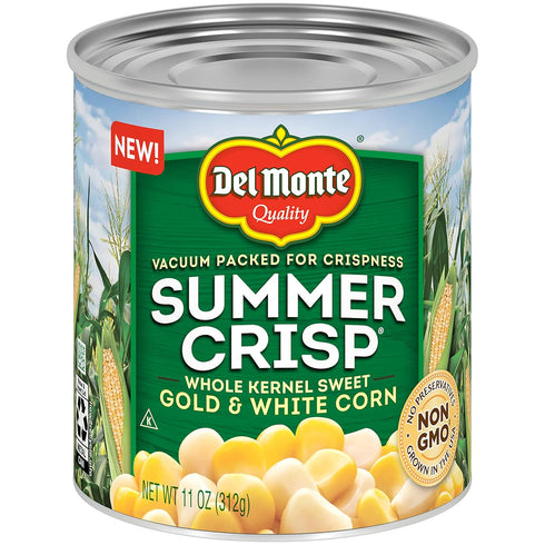 Del Monte Summer Crisp Whole Kernel Gold and White Corn, 11 oz