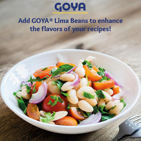 16oz. (Pack 2) Large Lima Beans by Goya, Butter Beans, Whole Dried Beans, Gigante Beans, Rich in Fiber, Nutritious