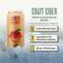 70 12 (16 oz SOBER CARPENTER - Craft Cider, Non-Alcoholic Cider Made with Real Apple Juice from Mcintosh Apples, Non
