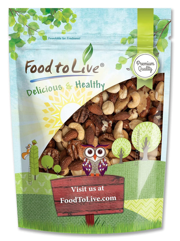 Food to Live Deluxe Nuts Mix, 4 Pounds A Blend of Dry