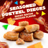1 Smoky Bacon Cheese Pretzel Pieces | Pound Bag | Bold Flavored, Naturally Seasoned Pretzels | Crunchy, Salty Pretzel