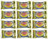Elmer Chocolate Elmer Gold Brick Eggs - Pack of 12 - Milk Chocolate Covered