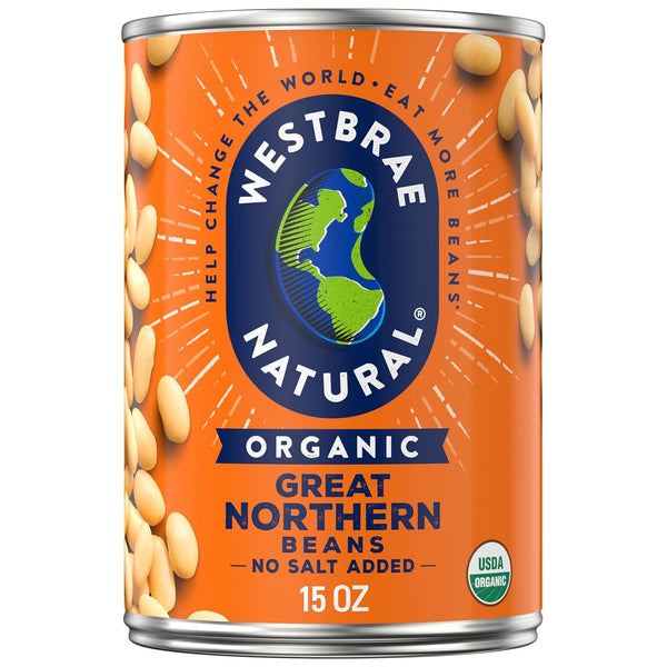 Westbrae Natural, Vegetarian Organic, Great Northern Beans, 15 oz