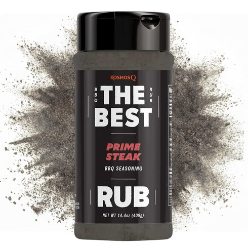 Kosmos Q The Best Prime Steak Rub, Bold BBQ Meat Dry Rub