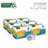72 Count Caribou Coffee Daybreak Morning Blend Keurig Single-Serve K-Cup Pod, Light Roast Coffee