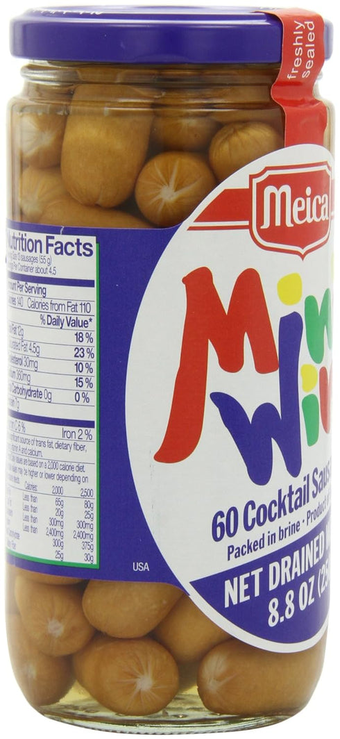 Meica 8.8 Mini Wini Sixty Cocktail Sausages, Ounce