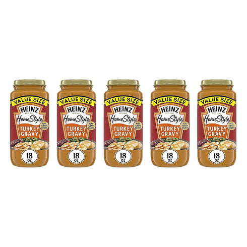 Heinz HomeStyle Turkey Gravy, Classic Savory Flavor, Meal Enhancer No Artificial Preservatives