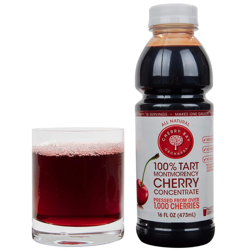 16oz Cherry Bay Orchards Tart Cherry Concentrate - All Natural Juice to Promote Healthy Sleep, Bottle - Gluten Free