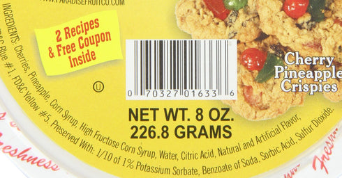 8 (Packaging Paradise Mix, Cherry-Pineapple, Ounce May Vary)