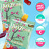 Gummy 5 Tea,(Pack 12) AriZona Green Tea Fruit Snacks, Gluten Free Mixed Fruit Chews Ounce Individual Single Serve Bags