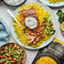8 oz (Pack 6) Mina Saffron Rice, Yellow Rice, With Extra Virgin Olive Oil, Ready to Eat Rice Pilaf, Side Dishes
