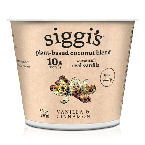 Siggis, High Protein Plant Based Blend Oz, Vanilla Cinnamon, 5.3 Ounce