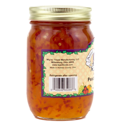 18oz (Pack 2) Amish Wedding Peach Jalapeno Jam