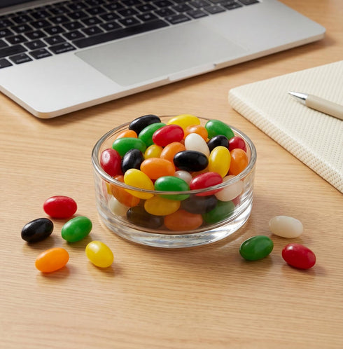 EMPORIUM CANDY TASTY TREATS FOR THE TUMMY 2 lbs Jumbo Assorted Spiced Jelly Beans - of Fresh Delicious Extra Large