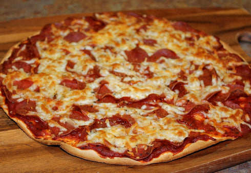 7" (5 Pack) Golden Home Bakery Products Ultra Thin Pizza Crust