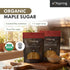 16 oz, 2 Pack Solspring Organic Maple Sugar, Granuated, Made in U.S.A, Sugar Alternative, Certified USDA Organic, Dr.