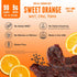 Packs, 2.5 Oz (Pack 4) Baja Vida Sweet Orange Beef Jerky - Beef Jerky Snack Healthy Jerky, Gluten-Free, All-Natural