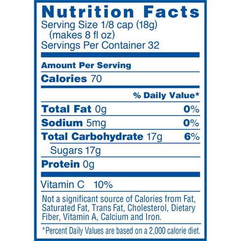 1 Count 20 oz Kool-Aid Caffeine Free Blue Raspberry Lemonade Sweetened Powdered Drink Mix Canister