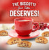 Cooper Street Twice Baked Cherry White Chip Biscotti Cookies - Light and Crispy Coffee Cookie Bites, 5oz