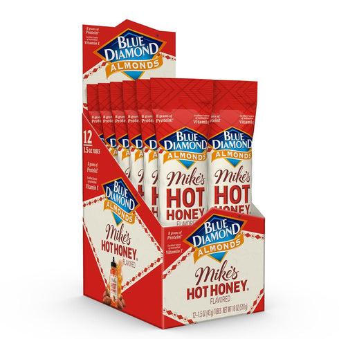 Blue Diamond Almonds, Made with Mikes Hot Honey Infused with Chilies for