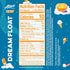 200mg 10 12 Oz 24 Pack Alani Nu DREAM FLOAT, Sugar Free, Low Calorie Energy Drinks, Caffeine, Biotin, B Vitamins, Zero
