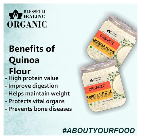 Blessfull Healing 1 lb (453 Organice QUINOA FLOUR Gram)