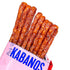 4.2 oz 120g (pack Dry Thin Kabanos, with Bacon and Pepper, Cooked, Smoked and Dried Pork Sausage, Polish Traditional