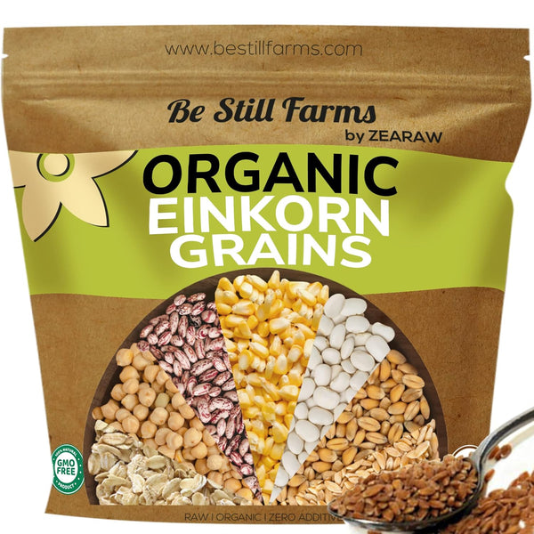 Be Still Farms Einkorn Farro Grain Organic (4.8 lb) - Einkorn Wheat