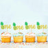 Ercadio 24 Pack Pineapple Cupcake Toppers - Glitter Pineapple 1st Birthday Cupcake Picks for Hawaii Luau Tropical Party