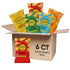 The Good Crisp Company Crinkle Cut Potato Chips, Variety Pack, 5.5 Oz