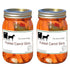 Arndts Fudgery DBA The Amish-Buggy Pickled Vegetables - Two jars (Pickled Carrot Sticks)