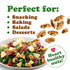 1 Omega-3, Food to Live Organic Walnut Pieces, Pound California Chandler Variety. Medium Size. Non-GMO. Rich