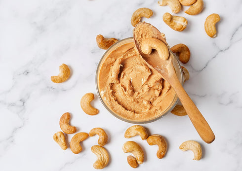 2 Food to Live Dry Roasted Whole Cashews, Pounds - Unsalted, Oven Roasted Cashew Nuts, No Oil Added, Kosher, Vegan