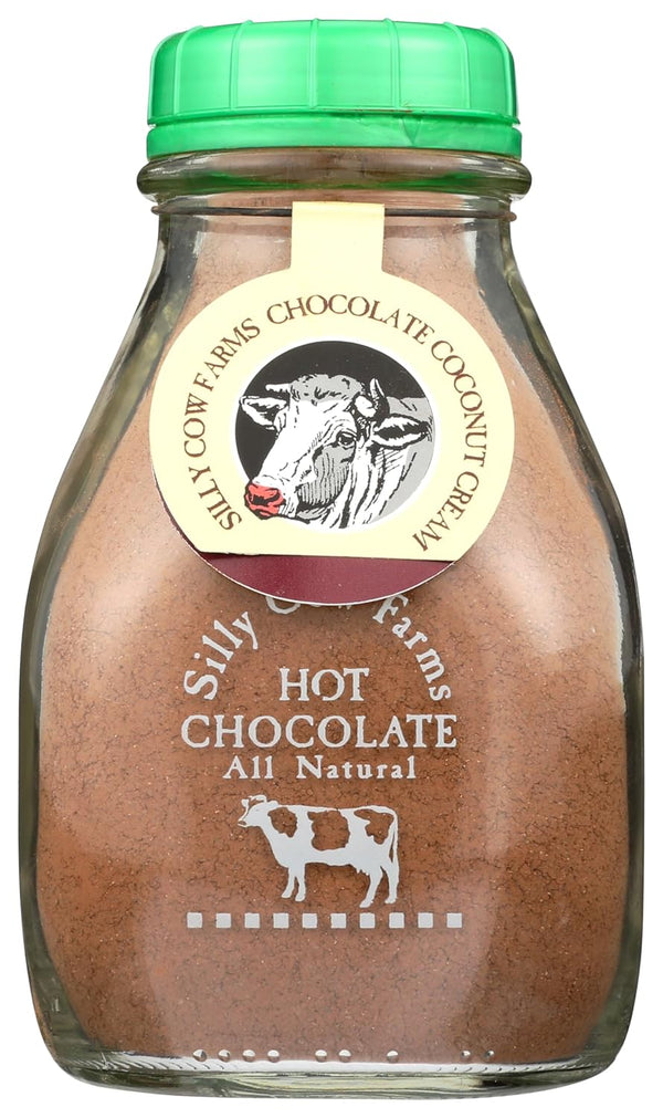 SILLY COW FARMS Coconut Cream Hot Chocolate Mix, 480 GR