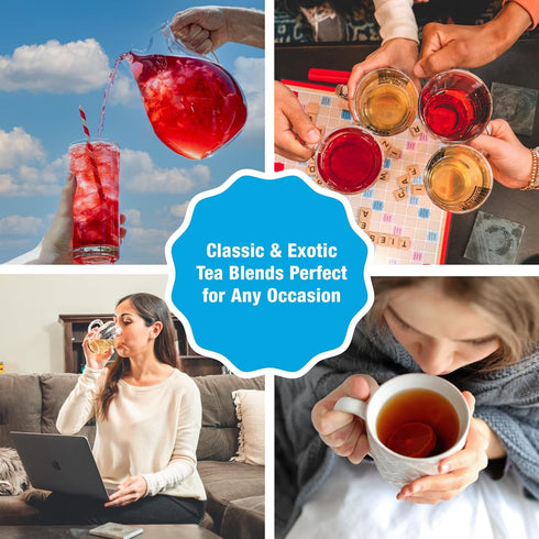 200 16oz Tiesta Tea - Cherry Punch, Loose Leaf, Sweet Cherry Herbal Tea, Premium Blend, Non-Caffeinated Fruit Blend