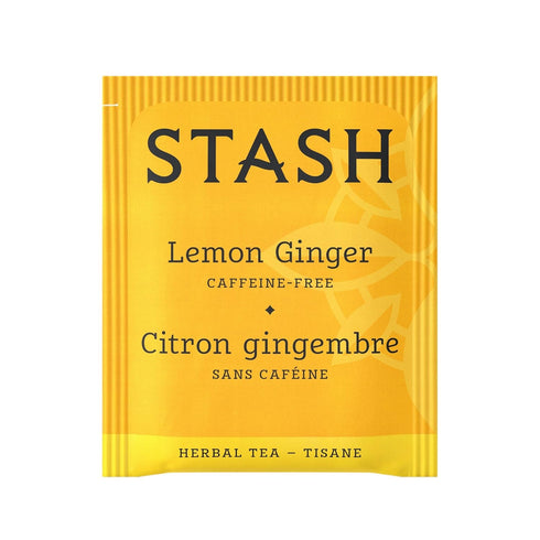100 Stash Tea Lemon Ginger Herbal Tea Box of Tea Bags
