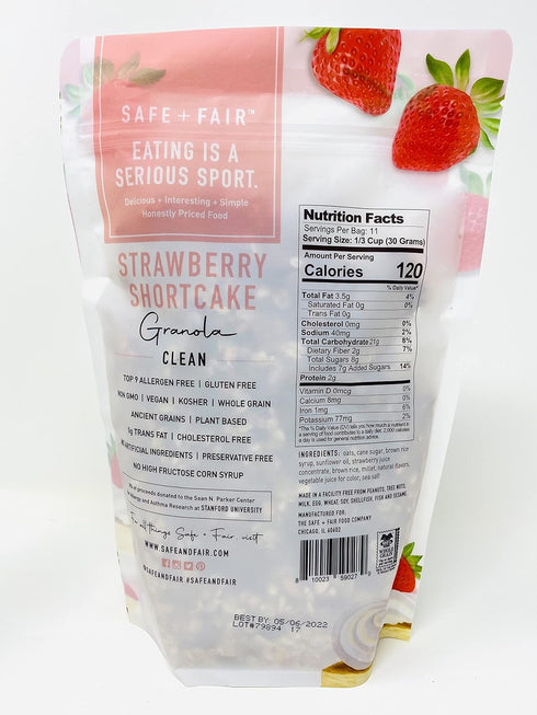 Generic 2 Pack 12oz The Food Company Variety Bundle | Birthday Cake Granola And Strawberry Shortcake Granola