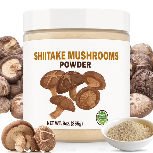 9oz Shiitake Mushroom Powder, Umami Seasoning - Made of natural dried shiitake