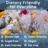 12 Packs 0 Hethstia Konjac Rice, Low Carb Shirataki Rice, Keto, Vegan, Gluten-Free, Sugar-Free, Low Calorie, Fat