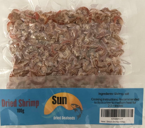 Sun dried seafoods (100g) Dried shrimp