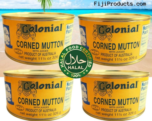 Colonial Corned Mutton Pack 4 Corned Mutton with Juices