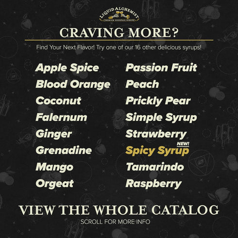 25.4 oz, Pack 1 Liquid Alchemist Apple Spice Syrup for Cocktails | Real Ingredients Make our Apple Syrup for Drinks a