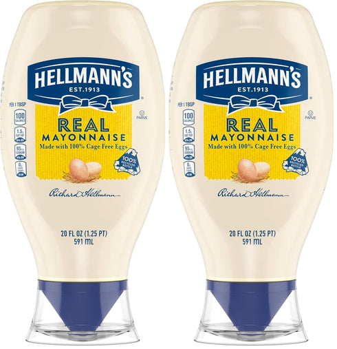 Hellmann's Real Mayonnaise Real Mayo Squeeze Bottle For a Rich Creamy Condiment