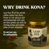 Land of the Sea 100% 1.5oz (1 Pack 22 KONA COFFEE - Premium Freeze Dried Instant Coffee - Low Acid Coffee - Medium