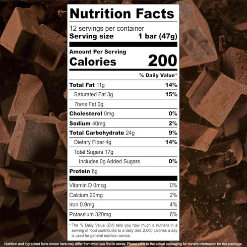 (Pack 12) JONESBAR Organic Plant Based Protein Bars | Chocolate Peanut Butter | Fruit & Nut Bar, Kosher, Gluten Free