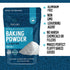 Baking Powder 1lbs Aluminum Free, Double Acting Non-GMO, Batch Tested Leavening Agent for Cooking, 16oz Made in Canada