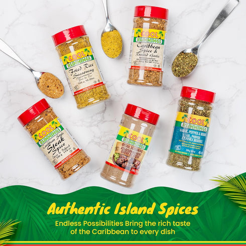 350g Cool Runnings Fried Rice Seasoning - Authentic Caribbean Blend for Flavorful Fried Rice, Stir-Fries, and Noodle