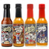 Torchbearer Hot Ones Variety Hot Sauce 4 pack, 5oz - Garlic Reaper,