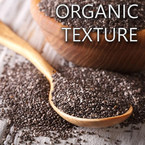 (5 NY Spice Shop Raw Black Chia Seeds All Natural Dried Herbal Seeds Bulk - Versatile & Flavorful Extract Pound)