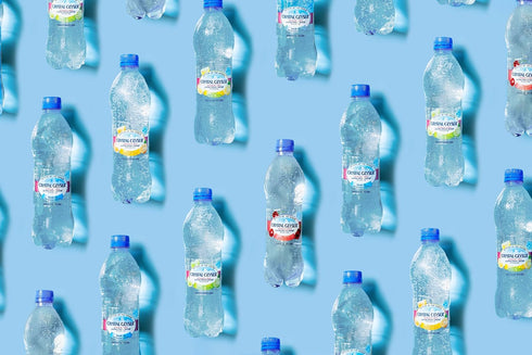 24-Pack, 16.9oz Crystal Geyser Sparkling Cherry Alpine Natural Spring Water, Bottles, Zero Calories and No Sweeteners